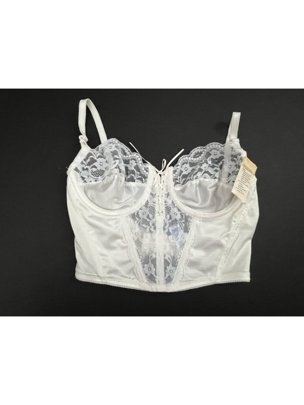 Vintage Maidenform Heartstrings Long Line Bra Corset Convertible Halter 34B NWT
